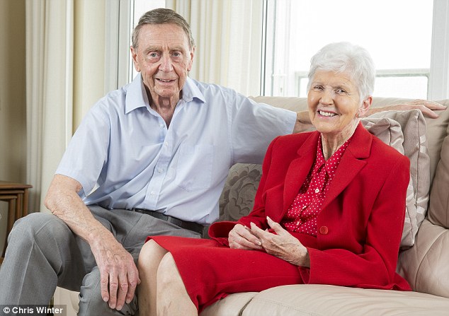 Joyful memories: Tony and Rita Hewitt-Miles, who have been happily married for five years. Rita however has suffered from impaired short-term memory since a surgery in which she went under general anaesthesia