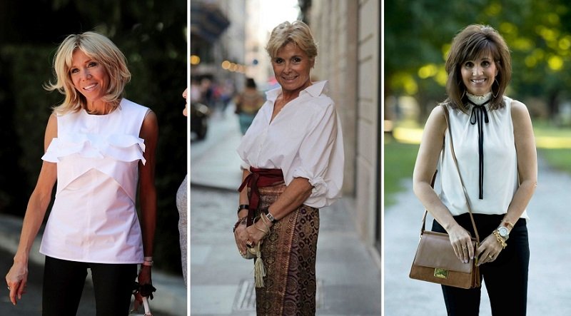 модная одежда для женщин за 50 лет