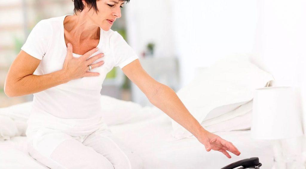 признаки инфаркта у женщины 50 лет