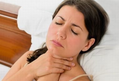 Воспаление горла вызывает сухость
